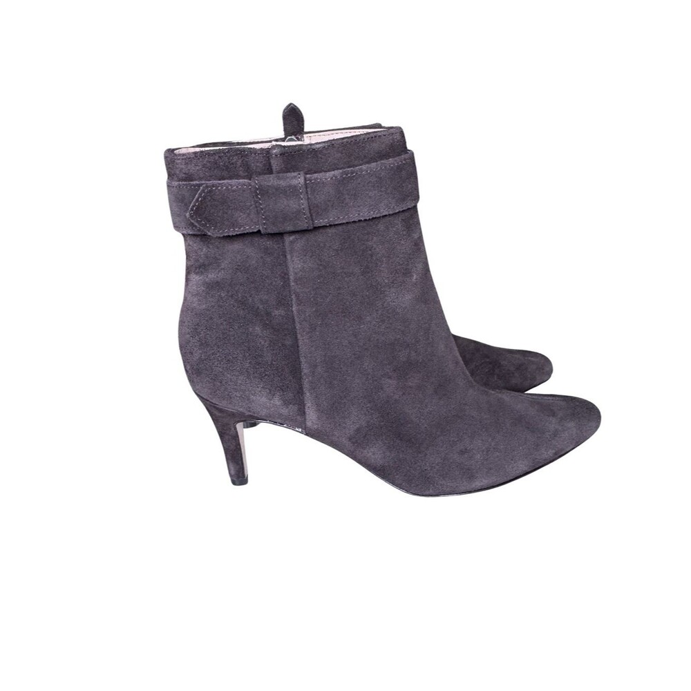 NWOB Banana Republic Womens Size 8 Chocolate Suede 70mm Heel Dress Ankle Boots